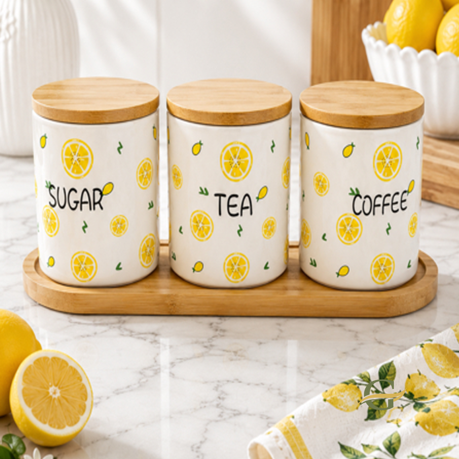 Lemon Series Tea Coffee Sugar